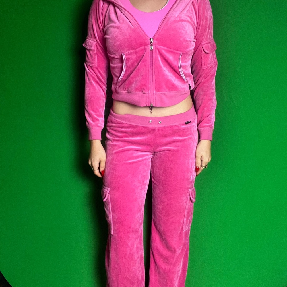 Pink y2k bcbg tracksuit - Picture 3 of 4
